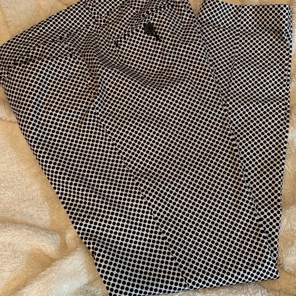 Black/white pants